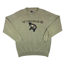 Load image into Gallery viewer, Vintage Puma Team NFL MINNESOTA VIKINGS Embroidered Football Overdyed Sweatshirt