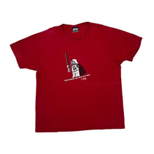 Load image into Gallery viewer, LEGO STAR WARS (2008) "Your Powers Are Weak Old Man" Vader Video Game Promo Graphic T-Shirt