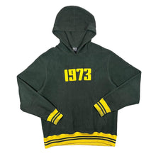 Load image into Gallery viewer, Early 00's ROOTS ATHLETICS "1973" Embroidered Green Pullover Fleece Hoodie