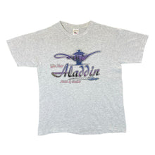 Load image into Gallery viewer, Vintage 90's THE NEW ALADDIN "Hotel & Casino" Souvenir Spellout Graphic Single Stitch T-Shirt