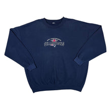 Load image into Gallery viewer, Vintage NFL NEW ENGLAND PATRIOTS "2003 Champions" Embroidered Football Crewneck Sweatshirt