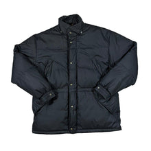 Load image into Gallery viewer, Vintage TIMBERLAND WEATHERGEAR Classic Black Padded Goose Down Fill Puffer Jacket Coat