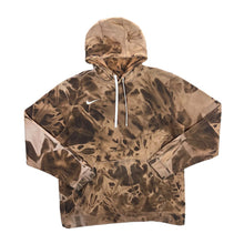 Load image into Gallery viewer, NIKE Classic Embroidered Mini Logo Bleach Tie Dye Pullover Hoodie