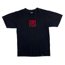 Load image into Gallery viewer, HUF Skateboards Skater Box Logo Spellout Graphic Short Sleeve Black T-Shirt