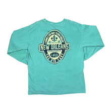 Load image into Gallery viewer, Comfort Colors NEW ORLEANS "French Quarter" Souvenir Spellout Graphic Long Sleeve T-Shirt