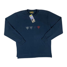 Load image into Gallery viewer, GOTCHA Embroidered Logo Y2K Surfer Skater Long Sleeve Navy Blue T-Shirt