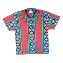 Load image into Gallery viewer, Vintage SPORT GENERATION 2001 Crazy Abstract Patterned Short Sleeve 1/4 Zip Fleece Sweatshirt