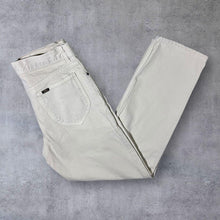 Load image into Gallery viewer, Vintage Lee "Brooklyn" Classic Cream Straight Leg Regular Fit Denim Jeans