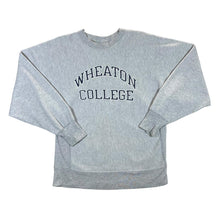 Load image into Gallery viewer, Vintage 90's Champion Reverse Weave WHEATON COLLEGE Spellout Graphic Crewneck Sweatshirt