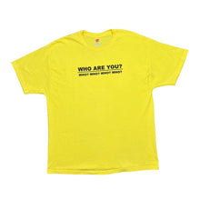 Load image into Gallery viewer, Hanes THE WHO "Who Are You?" Graphic Spellout Mod Rock Band T-Shirt