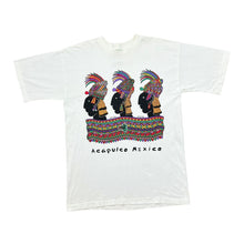 Load image into Gallery viewer, Vintage 90's Cusma ACAPULCO MEXICO Souvenir Art Spellout Graphic T-Shirt