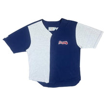 Load image into Gallery viewer, Vintage Admit One MLB ATLANTA BRAVES Baseball Colour Block Cotton Jersey Top