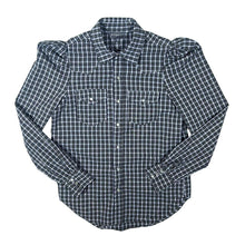 Load image into Gallery viewer, Greyson Cowboy Western Plaid Check Pearl Snap Popper Long Sleeve Shirt