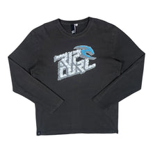 Load image into Gallery viewer, RIP CURL Skater Surfer Logo Spellout Graphic Long Sleeve T-Shirt