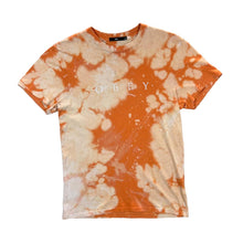 Load image into Gallery viewer, OBEY Classic Skater Big Logo Spellout Graphic Orange Tie Dye T-Shirt