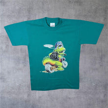 Load image into Gallery viewer, Vintage Screen Stars (1993) Big Rex “I’ll Be Back” Dinosaur Biker Novelty Single Stitch T-Shirt