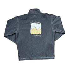 Load image into Gallery viewer, Early 00's FATFACE "Dont' Trust Anyone" Spellout Graphic Collared Button Sweatshirt