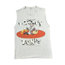 Load image into Gallery viewer, Vintage LOONEY TUNES (1992) "An Official Product" Made In USA Graphic Cutoff Sleeveless T-Shirt