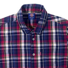 Load image into Gallery viewer, Dickies Mini Tab Logo Multi Plaid Check Cotton Blend Long Sleeve Shirt