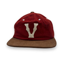 Load image into Gallery viewer, Early 00's VANS Classic Embroidered Logo Skater Suede Peak Wool Baseball Cap