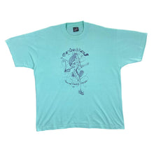 Load image into Gallery viewer, Vintage AEROBATHON (1995) Souvenir Graphic Turquoise Single Stitch T-Shirt
