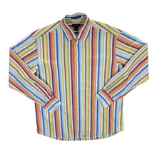 Load image into Gallery viewer, GANT Long Beach Poplin Regular Fit Rainbow Striped Long Sleeve Cotton Dress Shirt