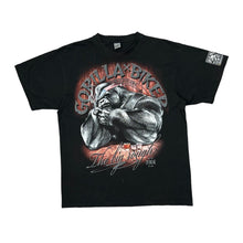 Load image into Gallery viewer, GORILLA BIKER "The Big Rough" Gothic Biker Spellout Graphic T-Shirt