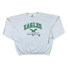 Load image into Gallery viewer, Vintage 90's Logo Athletic NFL PHILADELPHIA EAGLES Football Embroidered Grey Sweatshirt