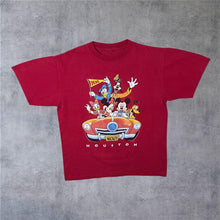 Load image into Gallery viewer, Vintage 90's Disney "Houston" Character Souvenir Spellout Graphic Red T-Shirt