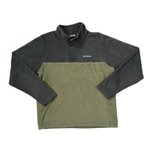 Load image into Gallery viewer, COLUMBIA SPORTSWEAR Classic Colour Block 1/4 Button Pullover Fleece Sweatshirt