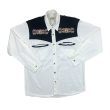 Load image into Gallery viewer, Vintage 90's HUNDERTMARK Cowboy Western Style Long Sleeve Cotton Shirt