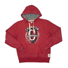 Load image into Gallery viewer, CHAMPION “NYC Athletics” Distressed Style Spellout Graphic Pullover Hoodie