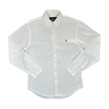 Load image into Gallery viewer, RALPH LAUREN "Slim Fit Chambray Oxford" White Long Sleeve Button-Up Shirt