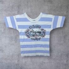 Load image into Gallery viewer, Vintage 90’s Best American Clothing Floral Graphic Striped Scoop Neck T-Shirt