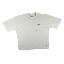 Load image into Gallery viewer, Vintage Adidas Classic Embroidered Mini Logo Cream Short Sleeve T-Shirt