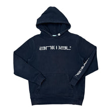 Load image into Gallery viewer, Early 00's ANIMAL Classic Embroidered Big Logo Spellout Surfer Pullover Hoodie