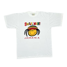 Load image into Gallery viewer, Early 00's Friendly T's JAMAICA "Smile Mon!" Souvenir Tourist Spellout Graphic T-Shirt