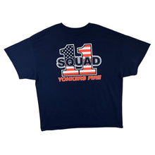 Load image into Gallery viewer, SQUAD 11 "Yonkers Fire" Fire Fighters Department Souvenir Graphic Navy Blue T-Shirt