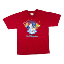 Load image into Gallery viewer, Vintage WALT DISNEY WORLD Souvenir Spellout Graphic Short Sleeve Red T-Shirt