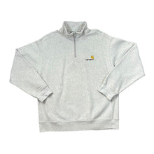 Load image into Gallery viewer, CARHARTT Classic Embroidered Mini Logo 1/4 Zip Pullover Sweatshirt