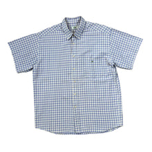 Load image into Gallery viewer, Vintage LACOSTE Embroidered Mini Logo Check Short Sleeve Button-Up Shirt