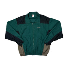 Load image into Gallery viewer, Vintage 90's NIKE Embroidered Big Swoosh Logo Colour Block Shell Windbreaker Tracksuit Jacket