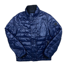 Load image into Gallery viewer, BOSS HUGO BOSS "Real Down" Duck Down Feather Fill Blue Padded Jacket