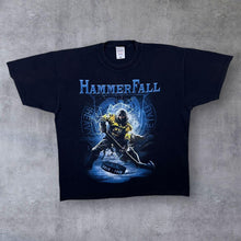 Load image into Gallery viewer, HammerFall "Hector 93" Power Heavy Metal Music Band Black T-Shirt
