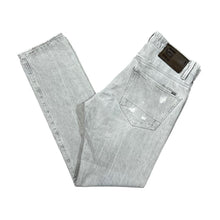 Load image into Gallery viewer, G-STAR RAW "3301 Tapered" Slim Fit Distressed Style Grey Denim Jeans