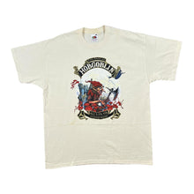Load image into Gallery viewer, Vintage HOBGOBLIN "Extra Strong Ale" Wychwood Brewery Drinks Souvenir Spellout Graphic T-Shirt