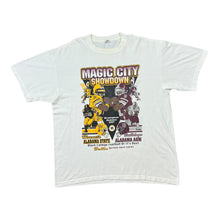 Load image into Gallery viewer, MAGIC CITY SHOWDOWN (2007) Hornets vs. Bulldogs Alabama College Spellout Graphic T-Shirt