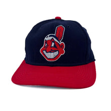 Load image into Gallery viewer, Vintage 90's Sports Specialties MLB CLEVELAND INDIANS Made In Korea Embroidered Logo Wool Baseball Cap