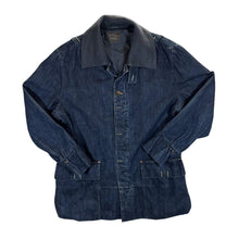 Load image into Gallery viewer, G-STAR Raw USA Denim Subtle Striped Heavy Blue Denim Button Chore Jacket