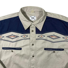 Load image into Gallery viewer, Vintage Jacques Lorant Cowboy Western Cotton Long Sleeve Shirt